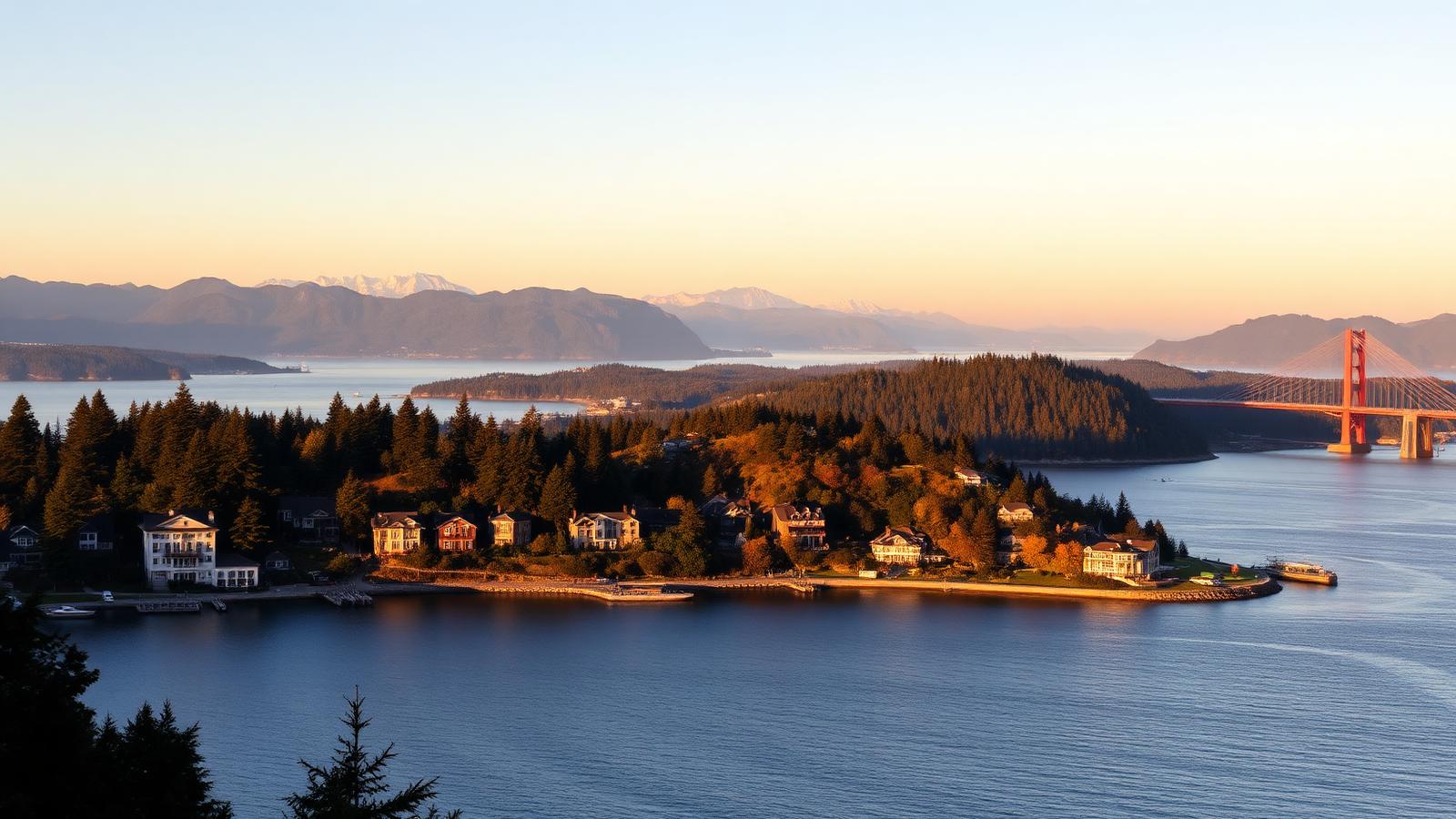 West Vancouver skyline